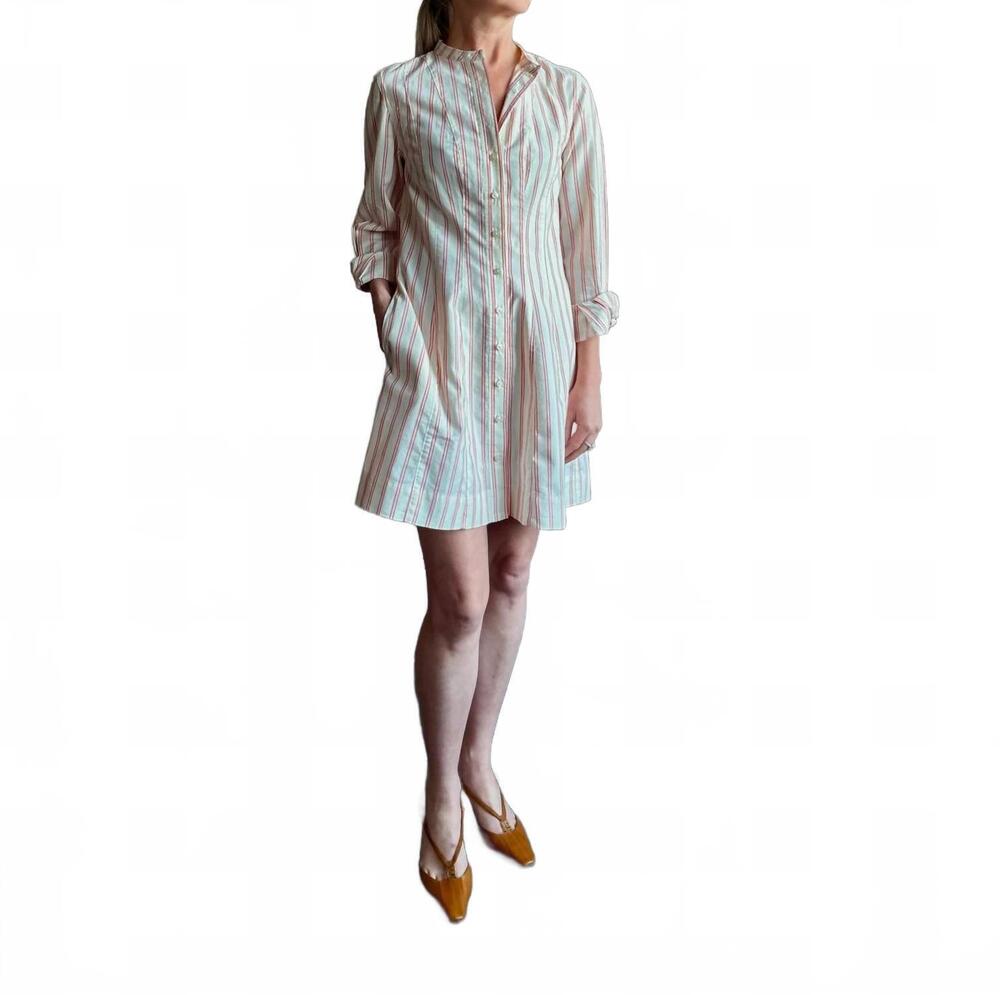 NEW TROVATA marina mini dress in porto stripe